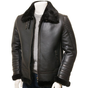 Nouvelle Veste d'Hiver Homme en Cuir Véritable de Haute Qualité, Coupe Vente Chaude 2025, Coupe-Vent Respirante et Élégante, Vente en Gros Direct Usine - Product Image 3