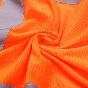 Safety Vest Reflective High Visibility Long Sleeve Polo <b>Shirt</b> Custom Logo <b>Men</b> <b>Work</b> Wear T-<b>Shirt</b> - Product Image 5