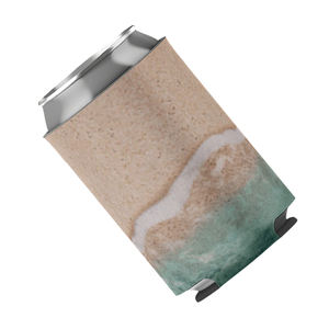 Luxury Custom Neoprene Insulated Can Cooler <b>Bottle</b> Sleeve Foldable Feature for <b>Beer</b> Coozies - Product Image 3