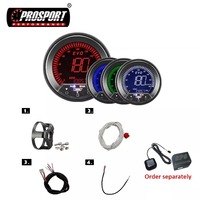 Nouveau compteur de vitesse numérique GPS 85 mm, fonction MPH, odomètre, plastique, 12 V, pour voitures, véhicules, remplacement