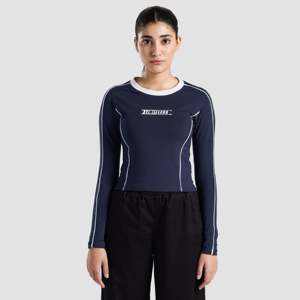 Revive Active Navy Slim Fit Yoga <b>Top</b> - Product Image 1