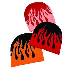 Invierno Unisex bordado tejido Jacquard Beanie sombreros diseño personalizado poliéster/algodón moda cómodo duradero - Product Image 2