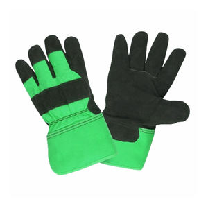 Vente en gros à chaud de gants de travail en cuir protection de la sécurité des mains vache fendue anti-coupure anti-dérapant respirant gants en cuir pour hommes - Product Image 4