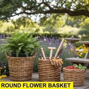 COLLECTION LIRIS PANIER EN ROTIN ARTISANAT - Product Image 5