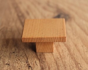 Hot sell simple wooden knob pull cabinet drawer for home dresser door cabinet furniture decorative <b>kitchen</b> wardrobe handle knobs - Product Image 4