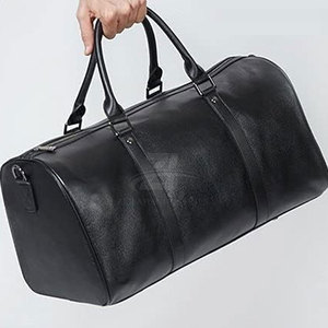 Durable Duffle <b>Bag</b> Designed For Travel Gym Sports Training And Daily Carry Offering Storage <b>Leather</b> Duffle <b>Bags</b> - Product Image 3
