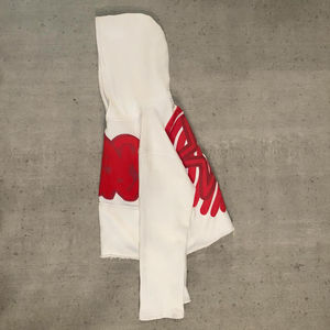 Custom Bubble Letter Street Wear Liso Algodón Francés Terry Bolsillos laterales Recortada Sudadera con capucha Hombres Puff Impreso Sudaderas con capucha - Product Image 3