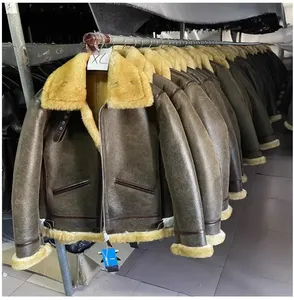 <b>Leather</b> <b>Jacket</b> Men <b>Real</b> Fur Coat Winter <b>Jacket</b> Men Sheep Fur Coat Warm Wool <b>Jackets</b> Wholesale - Product Image 6