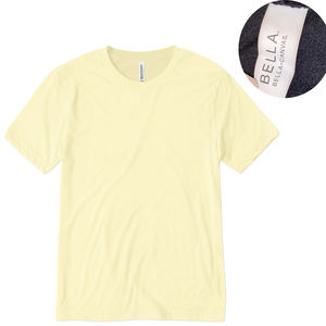 T-shirts unisexes en jersey CVC Bella + Canvas, poids moyen, 100% coton et coton/fibre de bambou - Product Image 6