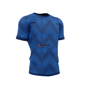 เสื้อฟุตบอลระบายอากาศได้ดีสำหรับผู้ใหญ่เสื้อกีฬาแบบแห้งเร็วผ้าซับลิเมชันสำหรับผู้ชาย - Product Image 3