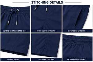 Shorts de bain pour hommes en polyester, design personnalisé de haute qualité, logo vierge, séchage rapide, best-seller, été. - Product Image 5