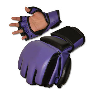 Haute qualité unisexe léger MMA gants poignées crochet boucle fermeture cuir de qualité professionnelle pour les Arts martiaux - Product Image 1