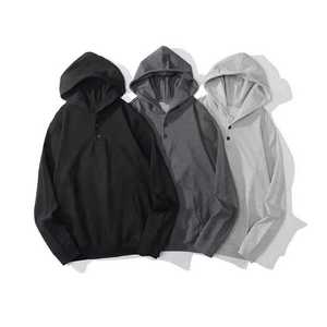 Al Aire Libre superventas personalizado OEM diseño hombres pulóver con capucha logotipo personalizado impreso Etiqueta Privada de talla grande hombres algodón hecho sudaderas con capucha - Product Image 6