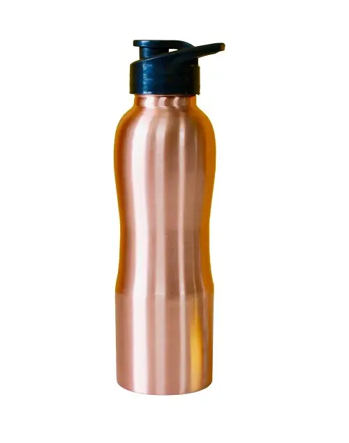 Hochwertige Wasser flasche aus reinem Kupfer mit 2 Tassen oder Glas zum günstigen Preis mit Premium-Verpackung Verwendung für Trinkwasser