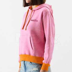 Dernier design, qualité supérieure, sweats à capuche pour femmes, séchage rapide, respirant, coton/polyester, col à capuche confortable, logo sur le devant, décontracté - Product Image 2