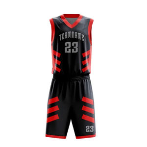 Los uniformes de baloncesto de tamaño XL más vendidos, colores personalizados, secado rápido, transpirable, diseño atractivo, Impresión de logotipo personalizado para el verano - Product Image 6