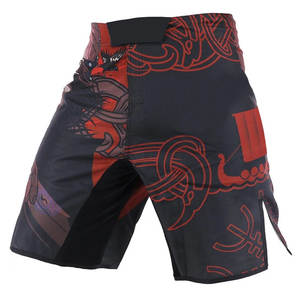 Pantalones cortos deportivos de algodón para hombre con estilo, ropa de entrenamiento informal de calidad, Impresión de logotipo personalizado, servicio OEM para ropa de artes marciales MMA - Product Image 1