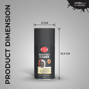 Limpiador de piezas de freno Autocosmic de 150ml, desengrasante de acción rápida para frenos de coche, piezas de motor de embrague, superficies metálicas inoxidables - Product Image 2