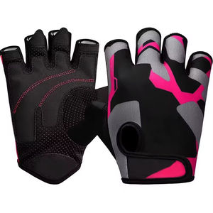 Guantes profesionales de levantamiento de pesas para gimnasio para entrenamiento de fuerza CrossFit acolchado antideslizante transpirable muñequera guantes para hombres - Product Image 2