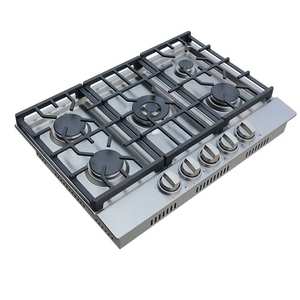 Estufa de <span class=keywords><strong>Gas</strong></span> <span class=keywords><strong>Natural</strong></span> de Acero Inoxidable de 30 Pulgadas y 5 Quemadores de Fabricante - Product Image 3