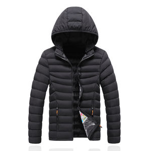 Nouvelle conception Veste d'hiver matelassée pour homme Logo personnalisé en plein air Toile écologique Remplissage en polyester respirant Vente en gros - Product Image 6