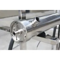 Boîtier de membrane RO 2540 SS en acier inoxydable 316L, boîtier de filtre sanitaire