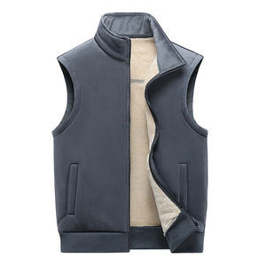 Chaleco Formal de Invierno para Hombre, Talla Grande, con Cuello Alto, Impermeable, Transpirable, Ecológico, de Poliéster/Algodón - Product Image 5