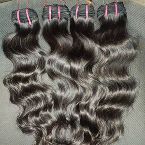 100% Indian Real Temple Remy Cabello humano Grado a Material - Product Image 1