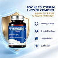 Comprimés de colostrum bovin et L-Lysine pour le soutien immunitaire et la croissance nutritionnelle – Complément alimentaire – Fabricant OEM en marque blanche