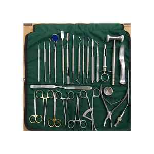 Certifié CE NOUVEAU Kit d'instruments chirurgicaux dentaires Ciseaux de miroir buccal en acier inoxydable Ensemble d'instruments de remplissage en plastique dentaire - Product Image 1
