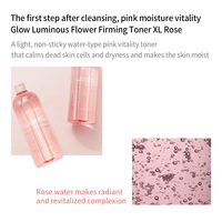 JMSOLUTION GLOW LUMINOUS FLOWER FIRMING TONER Spray ROSE Ukuran Reguler Buatan Korea Produk Perawatan Kulit Terbaru Laris Manis