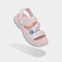 Sandales plates EVA moulées roses de style décontracté à la mode FX pour femmes chaussures à sangle arrière pour les rues de la ville et les salles de classe OEM disponible
