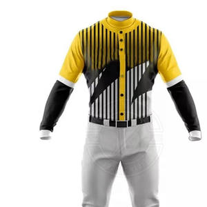 ชุดเบสบอลระบายอากาศได้ดีคุณภาพสูงชุดเสื้อผ้าที่ออกแบบล่าสุดสำหรับทีมผลิต - Product Image 4