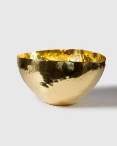 Cuenco de latón de lujo con forma artística y brillo atemporal hecho para hogares de lujo o decoración de celebración festiva - Product Image 5