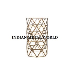 Admirable design metal and glass <b>candle</b> votive holder wedding and party <b>large</b> size metal votive holder for sale - Product Image 6