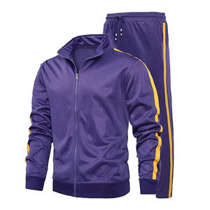 High Quality Sun Faded Acid Wash Fleece <b>Oversized</b> Training Wear Sweat Suits <b>Sweatpants</b> and Zip up Hoodie Set Tracksuits for Men - Product Image 2