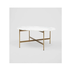 Dernière pièce marbre laiton table d'appoint thé forme ronde table marbre laiton élégant pieds personnaliser taille meilleure vente - Product Image 6