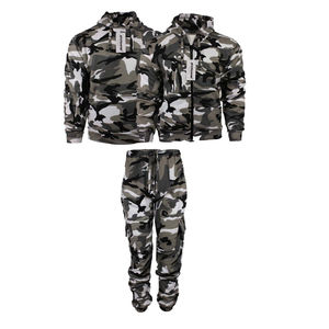 Survêtement unisexe à capuche pour sports d'hiver et streetwear - Tissu polaire 100% coton respirant et à séchage rapide, personnalisable - Product Image 2