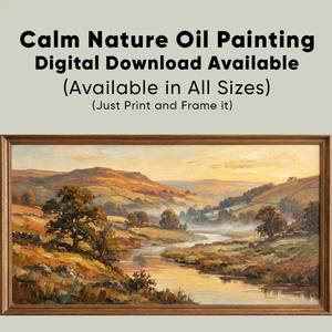 <b>Nature</b> Beauty Digital <b>Painting</b> | Printable Wall Art PDF with Digital Marketing Services Via Email Shipping - Product Image 2
