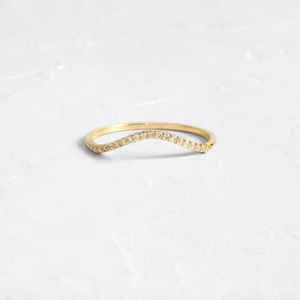 Anillo de compromiso y aniversario de moissanita de 1 quilate con corte brillante, diseño Snowdrift, engaste pavé, banda de eternidad curvada, plata de ley 925 - Product Image 4