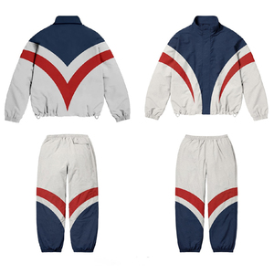 ชุดวอร์มกันลมผู้ชายคุณภาพสูง รุ่นใหม่ล่าสุด ปี 2026 พร้อมฮู้ดแบบมีเชือกผูก น้ำหนักเบา ไร้รอยต่อ ผลิตจากไนลอน - Product Image 1