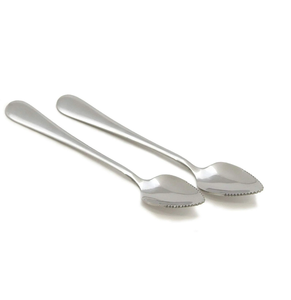 Cuchara de postre con borde dentado de acero inoxidable de alta calidad Suministro directo de fábrica Cuchara de pomelo de acero inoxidable - Product Image 6