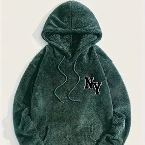 Venta caliente 100% Sudaderas con capucha de lana de algodón con mangas largas Colección de invierno Básicos en mezcla de algodón de la mejor calidad - Product Image 1