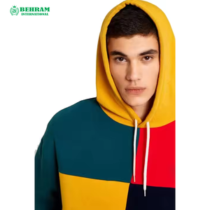 Sweat à capuche personnalisé épais 400/500 GSM en molleton/éponge française, coupe décontractée, 100% coton, respirant - Product Image 6