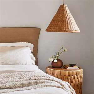 New Product Wicker <b>Large</b> Rattan <b>Candlestick</b> Holder Home Decoration Christmas VN HNH Craft Model HNH2351 - Product Image 4