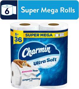 CharminUltra papier toilette doux 6 rouleaux Mega XL, 336 feuilles par rouleau (l'emballage peut varier) - Product Image 2