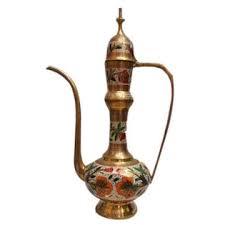 Aftaba กับทองตกแต่งทองเหลือง Aftaba เคลือบ - Product Image 4