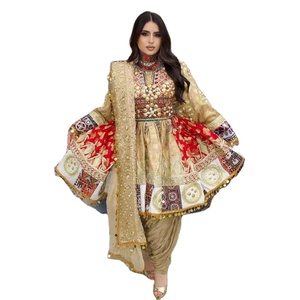 2026 Custom Designs Afghan Kuchi Dresses Women Wholesale Prices Plus Size Long Sleeves Formal Party Wear Afghani <b>Clothes</b> Ladies - Product Image 1