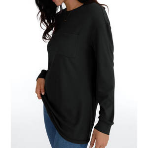 Sudadera Ecológica para Mujer, Sudadera de Algodón Orgánico, Ropa Casual Sostenible, Sudadera Lisa Teñida para Mujer para Imprimir - Product Image 4