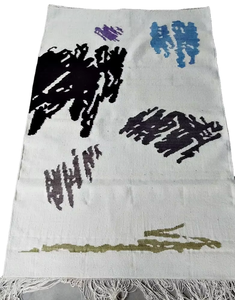 Tapis tissés à la main en laine de style moderne avec une hauteur de pile en peluche pour la maison - Product Image 4